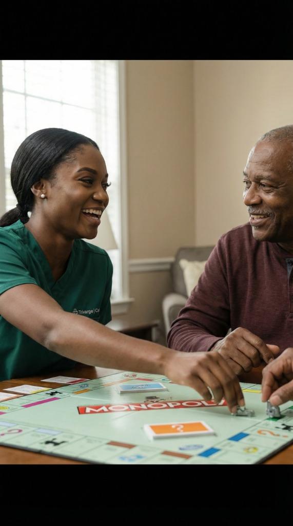 Your loved one feels supported emotionally and socially